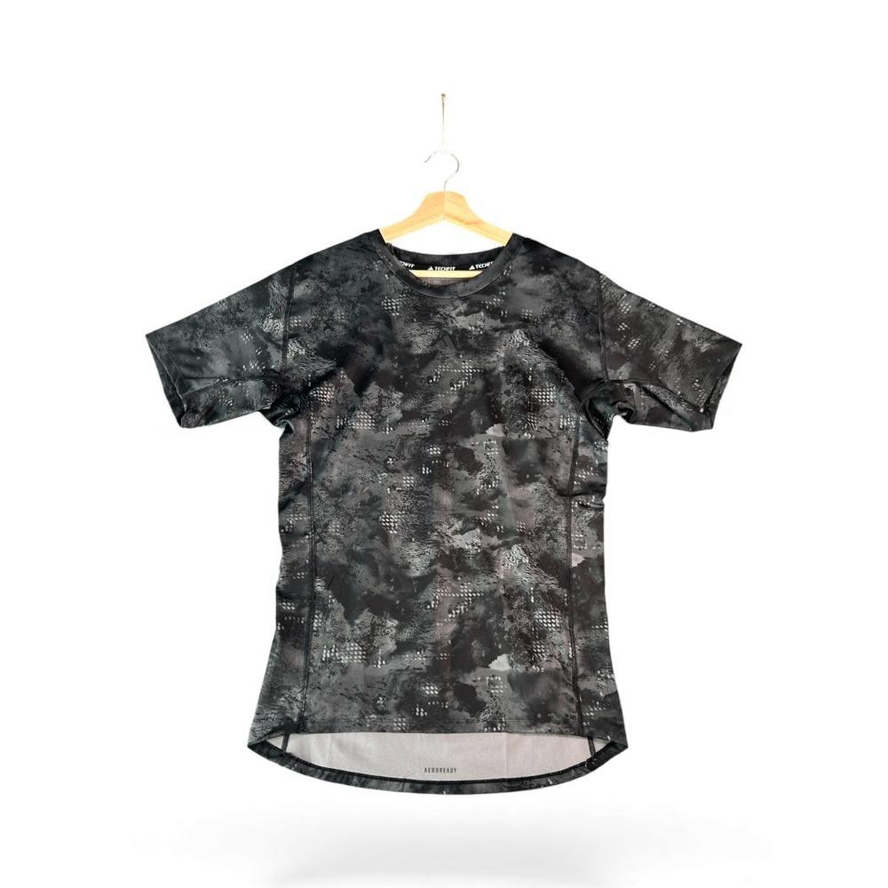 Adidas Techfit‎ Aeroready Men's 2XL Tight Fit Training T-Shirt Camo